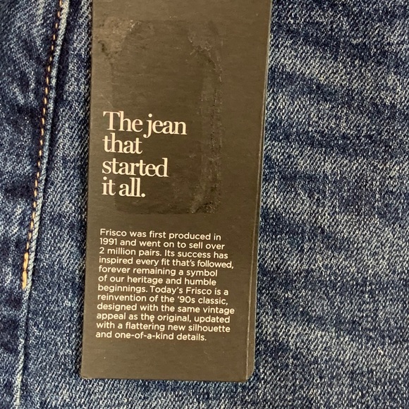 NWT Silver Jeans Co. High Rise Frisco Denim Frayed Hem Mini-Skirt Women's size 0 - Picture 13 of 15